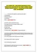 G&period;E&period;D&period; SciEncE TEST &vert;&vert; MOST REcEnT EXAM 2026&sol;27 AcTUAL&NewLine;cOMPLETE REAL EXAM QUESTiOnS AnD cORREcT AnSWERS &lpar;VERiFiED&NewLine;AnSWERS&rpar; ALREADY GRADED A&plus; &vert; GUARAnTEED SUccESS&excl;&excl; nEWEST&NewLine;EXAM &vert; JUST RELEASED&excl; 