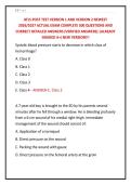 ATLS POST TEST VERSION 1 AND VERSION 2 NEWEST &NewLine;2026&sol;2027 ACTUAL EXAM COMPLETE 300 QUESTIONS AND &NewLine;CORRECT DETAILED ANSWERS &lpar;VERIFIED ANSWERS&rpar; &vert;ALREADY &NewLine;GRADED A&plus;&vert;NEW VERSION&excl;&excl;&excl;