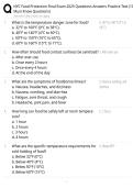 Food Products Manager EXAM STUDY GUIDE 2026&sol;2027 ACCURATE QUESTIONS WITH CORRECT DETAILED SOLUTIONS &vert;&vert; 100&percnt; GUARANTEED PASS NEWEST VERSION