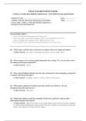 NUR 6021 BIOPSYCHOSOCIAL CONCEPTS EXAM 2026 569&plus; COMPLETE EXAM QUESTIONS AND ANSWERS 100&percnt; VERIFIED A&plus; GRADE ASSURED&excl;&excl;&excl;&excl;&excl; NEW LATEST UPDATE&excl;&excl;&excl;&excl;&excl;