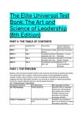 2026&sol;2027 S-Tier Test Bank&colon; The Art and Science of Leadership &lpar;8th Edition&rpar; by Nahavandi &vert; 22&plus; Elite Scenarios & Rationales