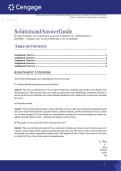 Solution and Answer Guide