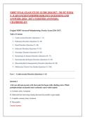 NR507 Final Exam Study Guide 2026&sol;2027 &sol; NR 507 Week 5 - 8 Advanced Pathophysiology Questions and Answers &lpar;2026 &sol; 2027&rpar; &lpar;Verified Answers&rpar;- Chamberlain