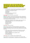 NR 603 Primary Care of the Childbearing & Childrearing Family &lpar;PDF&rpar; &vert; 2026 Exam Questions and Answers &plus; Rationales &vert; Study Guide &vert; 100&percnt; Correct