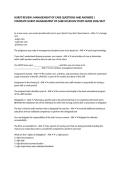HURST REVIEW&colon; MANAGEMENT OF CARE QUESTIONS AND ANSWERS &vert; COMPLETE HURST MANAGEMENT OF CARE NCLEX-RN STUDY GUIDE 2026&sol;2027
