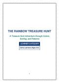 The Rainbow Treasure Hunt&colon; A Treasure Hunt Adventure through Colors&comma; Sorting&comma; and Patterns &vert; Color Recognition Gamebook &vert; Sorting Activities &vert; Pattern Recognition Game &vert; Math Adventure 