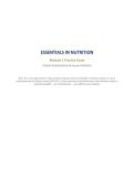 BIOD 121 Module 1 Exam &lpar;2023&sol;2024&rpar; Newest Questions and Answers Essentials in Nutrition Portage Learning