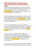 HESI Fundamentals Practice Exam Practice Questions & Explanations 2026