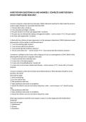 HURST REVIEW QUESTIONS &lpar;6&rpar; AND ANSWERS &vert; COMPLETE HURST REVIEW 6 NCLEX STUDY GUIDE 2026&sol;2027
