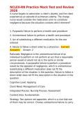 NCLEX-RN Practice Mock Test and Review 2026
