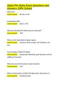 Alpha Phi Alpha Exam Questions and Answers 100- Solved&period;docx&NewLine;&NewLine;