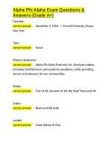 Alpha Phi Alpha Exam Questions & Answers &lpar;Grade A&plus;&rpar;&period;docx&NewLine;&NewLine;