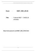 NSE 7 SASE 26 Architect NSE7&lowbar;SSE&lowbar;AR-26 PDF Study Guide