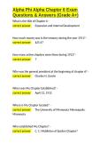 Alpha Phi Alpha Chapter 6 Exam Questions & Answers &lpar;Grade A&plus;&rpar;&period;docx&NewLine;&NewLine;