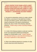 CPACE CONTENT STUDY EXAM &lpar;LATEST&rpar; &vert;&vert; MOST &NewLine;RECENT EXAM 2026&vert;2027 ACTUAL COMPLETE REAL &NewLine;VERIFIED EXAM QUESTIONS AND CORRECTLY WELL &NewLine;DEFINED ANSWERS &lpar;VERIFIED ANSWERS&rpar; ALREADY &NewLine;GRADED A&plus; &vert; GUARANTEED SUCCESS&excl;&excl; NEWEST &NewLine;EXAM&excl;&excl;&excl; 