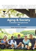 Aging and society canadian perspectives 9th Edition by Mark Novak&comma; Herbert C&period; Northcott&comma; K&comma; Exams of Nutrition and Aging