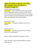 Alpha Phi Alpha Fraternity&comma; Inc Alpha Rho Chapter Exam Questions & Answers &lpar;Grade A&plus;&rpar;&period;docx&NewLine;&NewLine;