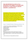 NRG 200 MIDTERM EXAM 300 ACTUAL &NewLine;QUESTIONS AND CORRECT ANSWERS WITH &NewLine;RATIONALE LATEST UPDATE ALREADY &NewLine;GRADED A&plus; ASSURED PASS