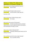 History of Alpha Phi Alpha Exam Questions & Answers &lpar;Grade A&plus;&rpar;&period;docx&NewLine;&NewLine;