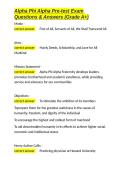 Alpha Phi Alpha Pre-test Exam Questions & Answers &lpar;Grade A&plus;&rpar;&period;docx&NewLine;&NewLine;