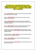 NR 222 FiNal Exam &vert;&vert; mOST RECENT Exam 2026&sol;27 aCTUal&NewLine;COmPlETE REal Exam QUESTiONS aND CORRECT aNSWERS &lpar;VERiFiED&NewLine;aNSWERS&rpar; alREaDY GRaDED a&plus; &vert; GUaRaNTEED SUCCESS&excl;&excl; NEWEST&NewLine;Exam &vert; JUST RElEaSED&excl; 