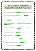 3rd Class Stationary Steam&NewLine;Engineer License 2026 Prep Guide
