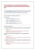 PSY 101 Graded Exam 4 &ndash; Foundations of Psychology &ndash; Actual Questions & Answers &lpar;StraighterLine&rpar; &lpar;Updated PDF&rpar;
