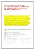 CSA W47&period;1 FINAL EXAM 300 ACTUAL &NewLine;QUESTIONS AND CORRECT ANSWERS WITH &NewLine;RATIONALE LATEST UPDATE ALREADY &NewLine;GRADED A&plus; ASSURED PASS