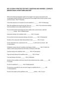 BIO 110 EXAM 4 PRACTICE TEST PART 2 QUESTIONS AND ANSWERS &vert; COMPLETE BIOLOGY EXAM 4 STUDY GUIDE 2026&sol;2027&NewLine;&NewLine;