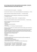 BIO 110 FINAL EXAM STUDY GUIDE QUESTIONS AND ANSWERS &vert; COMPLETE INTRODUCTORY BIOLOGY FINAL REVIEW 2026&sol;2027