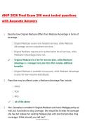 AHIP 2026 Final Exam 200 most tested questions with Accurate Answers