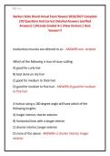 Barbers State Board Actual Exam Newest 2026&sol;2027 Complete &NewLine;270 Questions And Correct Detailed Answers &lpar;verified &NewLine;Answers&rpar; &vert;&vert;Already Graded A&plus;&vert;&vert;New Version&vert;&vert; Best &NewLine;Version&excl;&excl;&excl;