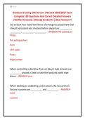 Bareboat Cruising 104 Version 1 Newest 2026&sol;2027 Exam &NewLine;Complete 100 Questions And Correct Detailed Answers &NewLine;&lpar;Verified Answers&rpar; &vert;Already Graded A&plus;&vert;&vert;Best Version&excl;&excl;&excl; 