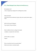 PCA - Plant Pathogens Exam with precise detailed answers
