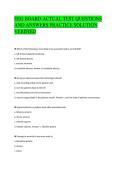 EEG BOARD ACTUAL TEST QUESTIONS&NewLine;AND ANSWERS PRACTICE SOLUTION&NewLine;VERIFIED