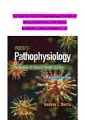 Porth's Pathophysiology&colon; Concepts of Altered Health States&comma; 11th Edition Test Bank &vert; Chapters 1&ndash;52 Questions & Answers &vert; Latest Study Guide 2026 &vert; Tommie L&period; Norris