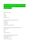 EEG BOARD EXAM SCRIPT COMPLETE&NewLine;QUESTIONS AND ANSWERS PREMIUM&NewLine;STUDY SHEET