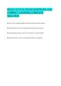 SGRHO EXAM PREP TEST BANK&NewLine;QUESTIONS AND ANSWERS GRADED A&plus;&NewLine;