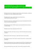 EPALS BUNDLED EXAMS QUESTIONS&NewLine;AND ANSWERS COMPREHENSIVE STUDY&NewLine;GUIDE