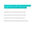 EPALS EXAM PREP TEST BANK&NewLine;QUESTIONS AND ANSWERS GRADED A&plus;