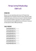 Portage Pathophysiology Module 1 to 10 Exam &lpar;2026 &sol; 2027&rpar; Questions and Verified Answers&comma; 100&percnt; Guarantee Pass