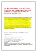 NC ADJUSTER LICENSE EXAM 300 ACTUAL &NewLine;QUESTIONS AND CORRECT ANSWERS WITH &NewLine;RATIONALE LATEST UPDATE ALREADY &NewLine;GRADED A&plus; ASSURED PASS 