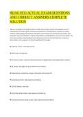 HOAG ECG ACTUAL EXAM QUESTIONS&NewLine;AND CORRECT ANSWERS COMPLETE&NewLine;SOLUTION&NewLine;