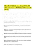IPC CID BUNDLED EXAMS QUESTIONS&NewLine;AND ANSWERS COMPREHENSIVE STUDY&NewLine;GUIDE&NewLine;