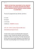 BARNEY FLETCHER FINAL EXAM NEWEST ACTUAL 2026&sol;2027 &NewLine;EXAM COMPLETE 150 VERIFIED QUESTIONS AND CORRECT &NewLine;DETAILED ANSWERS &lpar;VERIFIED ANSWERS&rpar; &vert;ALREADY GRADED &NewLine;A&plus;&vert;&vert;SURE PASS&excl;&excl;&excl;