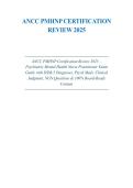 ANCC PMHNP Certification Exam Study Guide &vert; Psychiatric Mental Health Nurse Practitioner Review&comma; Practice Questions & Exam Preparation