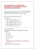 PSY 101 Graded Exam 3 &ndash; Foundations of Psychology &ndash; Actual Questions & Answers &lpar;StraighterLine&rpar; &lpar;Updated PDF&rpar;