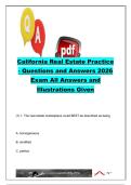 CALIFORNIA REAL ESTATE EXAM COMPLETE PACKAGE DEAL