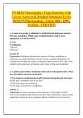 PN HESI Pharmacology Exam Questions with &NewLine;Correct Answers & Detailed Rationales Evolve &NewLine;HESI PN Pharmacology &vert; Latest 2026 &vert; 100&percnt; &NewLine;Verified &ndash; UPDATED