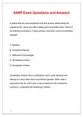 AANP Certification Exam Questions and Answers Study Guide &vert; Nurse Practitioner Board Review&comma; Practice Questions & Exam Preparation